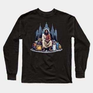 Sad Jesus Long Sleeve T-Shirt